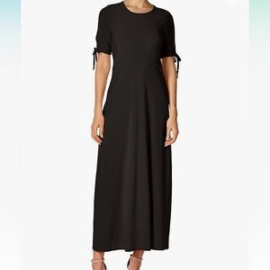 NWOT Star Vixen Women’s Slit Short Sleeve Keyhole Back Maxi Dress Petite Large